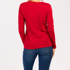 LUMA - TRICOU CU MÂNECĂ LUNGĂ, 100% BUMBAC, PENTRU DAMĂ