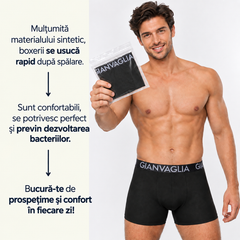 COTTONCORE™ – BOXERI BĂRBĂTEȘTI DIN BUMBAC 4+1 GRATIS - 17,56 lei per bc.