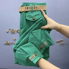 PANTALONI CARGO PENTRU DAMĂ, CONFORT MAXIM SOLIDEASE