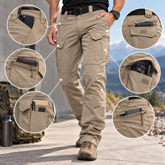 PANTALONI TACTICI LUNGI PENTRU BĂRBAȚI, PRACTICI, CU BUZUNARE LA ÎNDEMÂNĂ WORKBOSS™