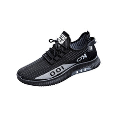 DORALIX - PANTOFI SPORT DE ALERGARE CU PARTEA SUPERIOARĂ DIN PLASĂ NEAGRĂ