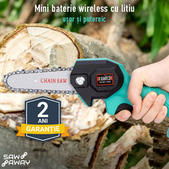 FIERĂSTRĂU MANUAL FĂRĂ FIR PENTRU TĂIEREA COPACILOR SAWAWAY™