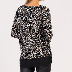 MIRA  - TRICOU CU MÂNECĂ LUNGĂ PENTRU DAMĂ, LA MODĂ