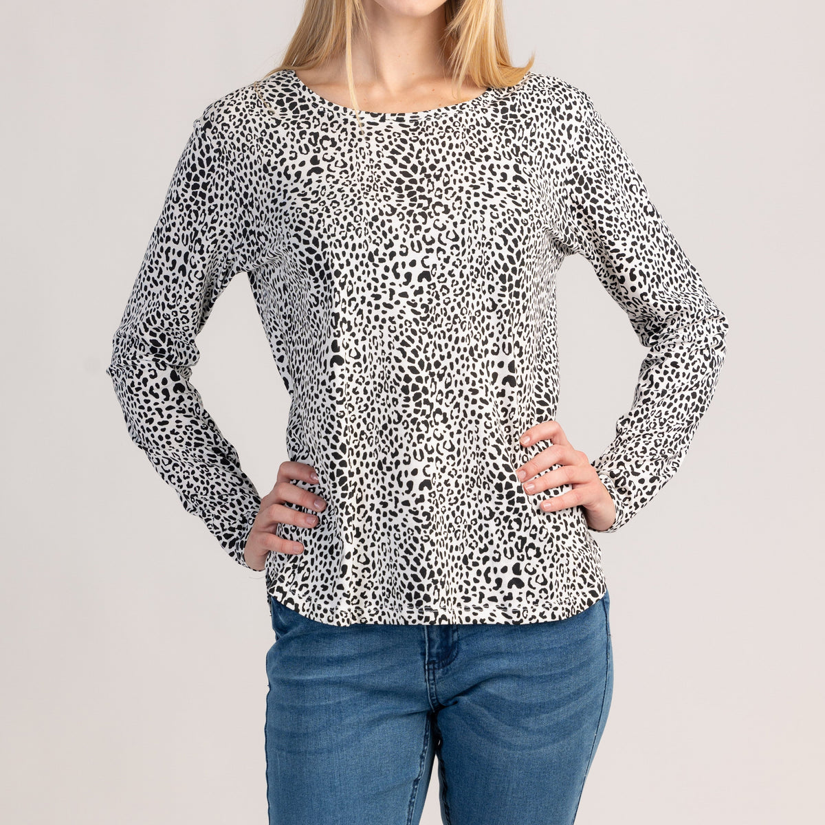 VIVA - TRICOU CU MÂNECĂ LUNGĂ, 100% BUMBAC, PENTRU DAMĂ