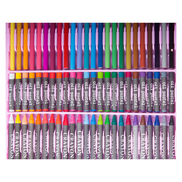 RAINBOWBOX - SET DE ARTĂ DE 168 DE PIESE ÎNTR-O CARCASĂ