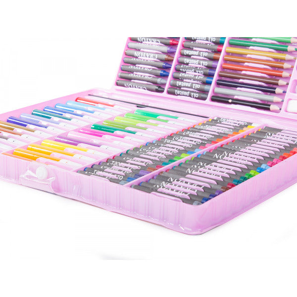 RAINBOWBOX - SET DE ARTĂ DE 168 DE PIESE ÎNTR-O CARCASĂ