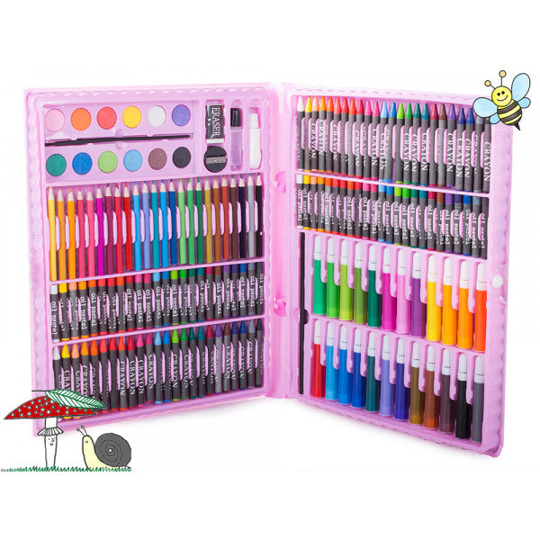 RAINBOWBOX - SET DE ARTĂ DE 168 DE PIESE ÎNTR-O CARCASĂ