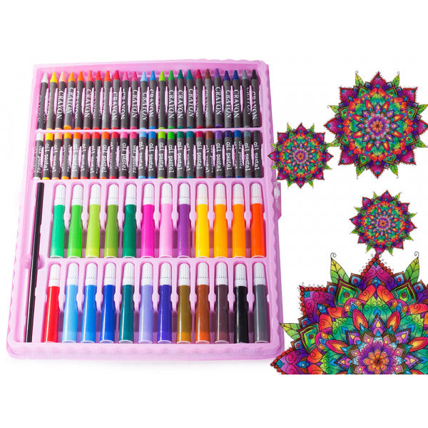 RAINBOWBOX - SET DE ARTĂ DE 168 DE PIESE ÎNTR-O CARCASĂ