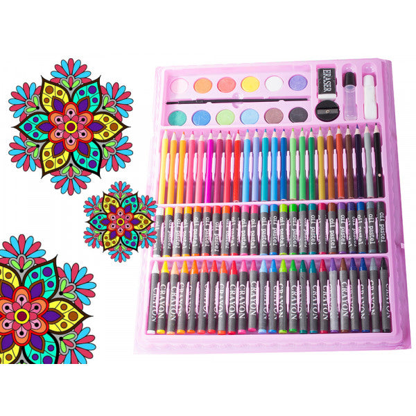 RAINBOWBOX - SET DE ARTĂ DE 168 DE PIESE ÎNTR-O CARCASĂ