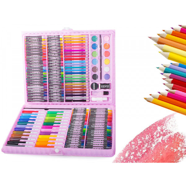 RAINBOWBOX - SET DE ARTĂ DE 168 DE PIESE ÎNTR-O CARCASĂ