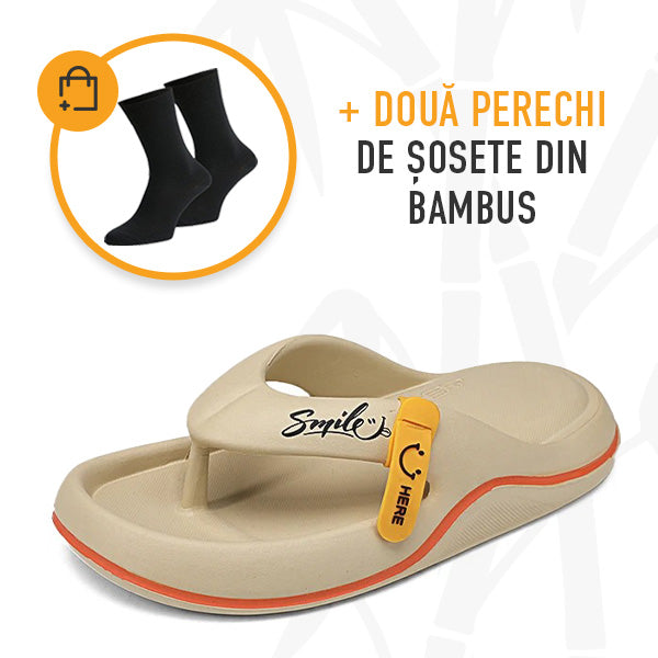 ȘLAPI PENTRU BĂRBAȚI CU TALPĂ CONFORTABILĂ DIN EVA COASTSOLE