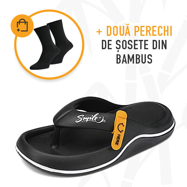 ȘLAPI PENTRU BĂRBAȚI CU TALPĂ CONFORTABILĂ DIN EVA COASTSOLE