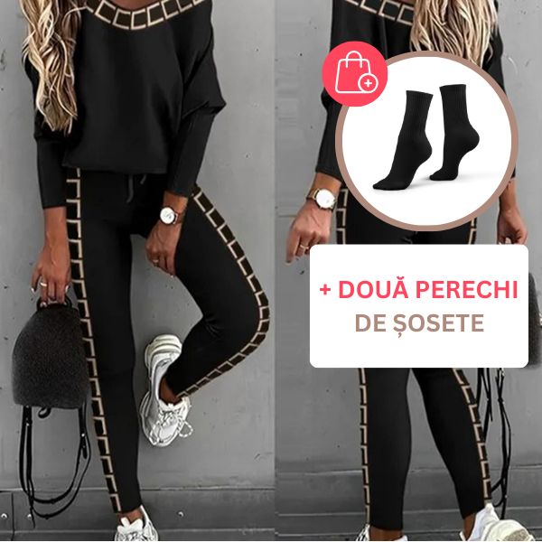 SET LA MODĂ DIN DOUĂ PIESE, CĂMAȘĂ ȘI PANTALONI LUNACHIC