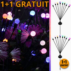 LUMINI SOLARE DECORATIVE DE GRĂDINĂ CU PORNIRE ȘI OPRIRE AUTOMATĂ LUMIFLIES™, 1+1 GRATUIT