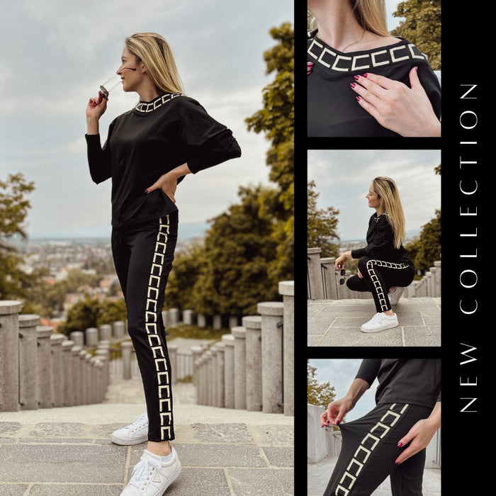 SET LA MODĂ DIN DOUĂ PIESE, CĂMAȘĂ ȘI PANTALONI LUNACHIC