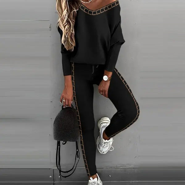 SET LA MODĂ DIN DOUĂ PIESE, CĂMAȘĂ ȘI PANTALONI LUNACHIC