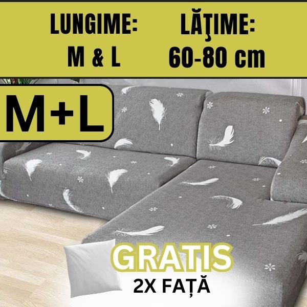 HUSĂ DE CANAPEA EXTENSIBILA PENTRU DIFERITE MĂRIMI SOFTSTRETCH®