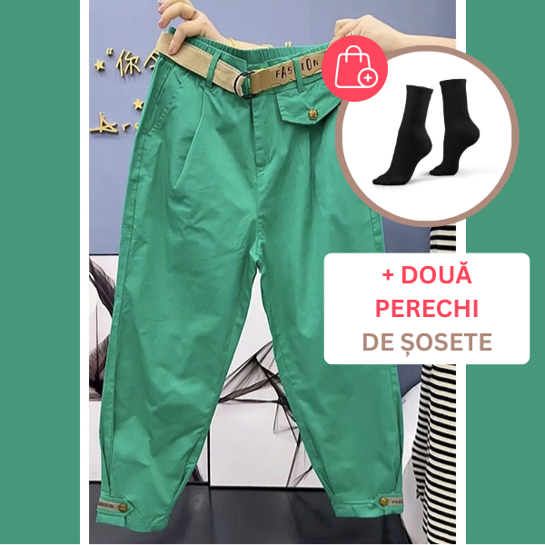 PANTALONI CARGO PENTRU DAMĂ, CONFORT MAXIM SOLIDEASE
