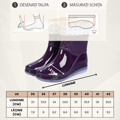 COMFORT - ÎNCĂLȚĂMINTE DE GRĂDINĂ CU ȘOSETE DETAȘABILE