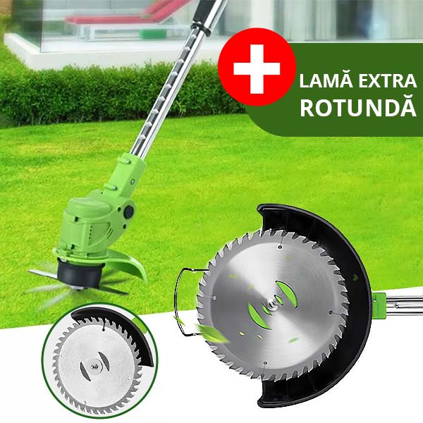 MAȘINĂ DE TUNS IARBA MANUALĂ FĂRĂ FIR PENTRU GRĂDINĂRIT GRASSKING™