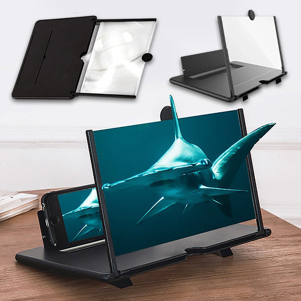 BIGVIEW™ - Ecran de mărire pentru telefonul mobil, mărire 3–5×