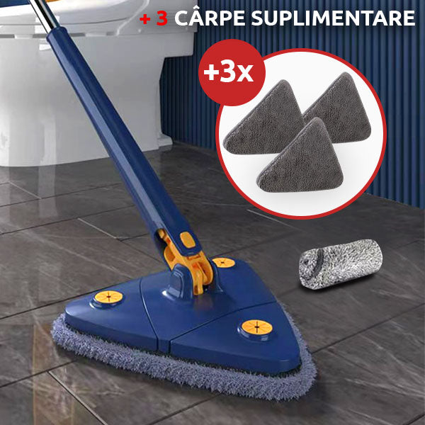 INSTRUMENT DE CURĂȚARE TELESCOPIC ROTATIV LA 360° CU POSIBILITATEA DE STOARCERE ACTIONCLEAN™