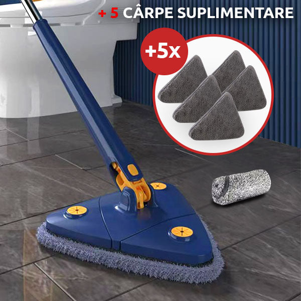 INSTRUMENT DE CURĂȚARE TELESCOPIC ROTATIV LA 360° CU POSIBILITATEA DE STOARCERE ACTIONCLEAN™