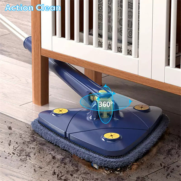 INSTRUMENT DE CURĂȚARE TELESCOPIC ROTATIV LA 360° CU POSIBILITATEA DE STOARCERE ACTIONCLEAN™