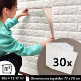 BRICKWALL® – TAPET AUTOADEZIV 3D (77 cm x 70 cm)