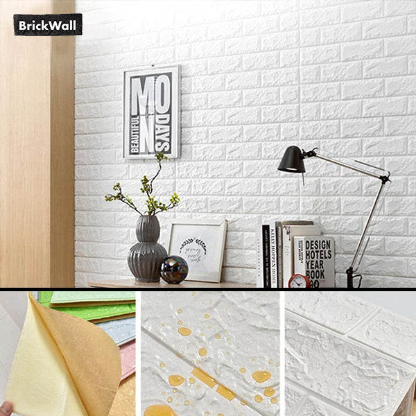 BRICKWALL® – TAPET AUTOADEZIV 3D (77 cm x 70 cm)
