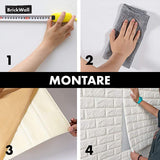 BRICKWALL® – TAPET AUTOADEZIV 3D (77 cm x 70 cm)
