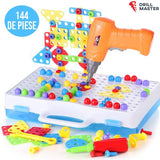 DRILLMASTER® - SET EDUCATIV PENTRU COPII DIY CU BORMAȘINĂ PE BATERII