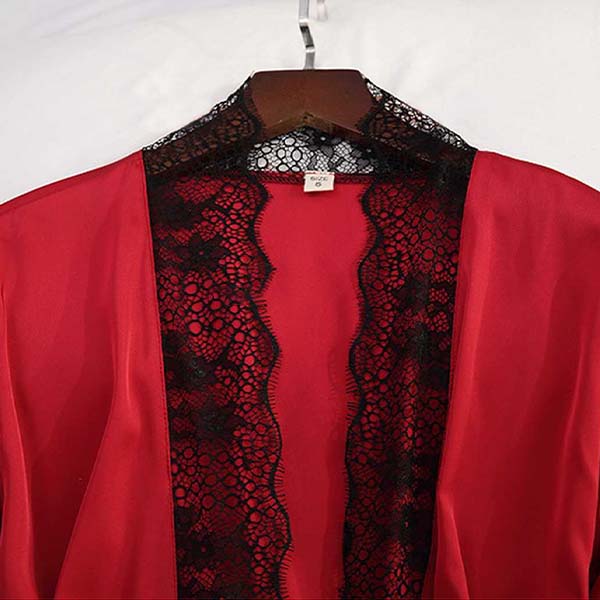 SET DE PIJAMA DIN 4 PIESE ELEGANTE, DE DAMĂ FLIRTYNIGHT™