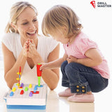 DRILLMASTER® - SET EDUCATIV PENTRU COPII DIY CU BORMAȘINĂ PE BATERII