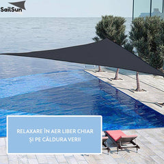 PRELATĂ SOLARĂ PENTRU RELAXARE LA UMBRĂ ÎN ZILELE DE VARĂ SAILSUN®