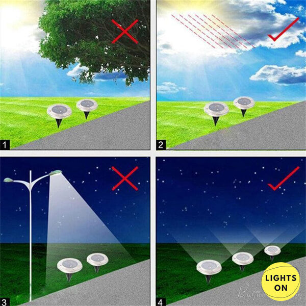 LIGHTSON®: LĂMPI SOLARE CU LED 1X