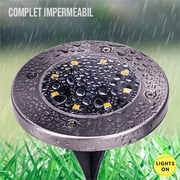 LUMINI DECORATIVE SOLARE IMPERMEABILE CU LED PENTRU GRĂDINĂ LIGHTSON®