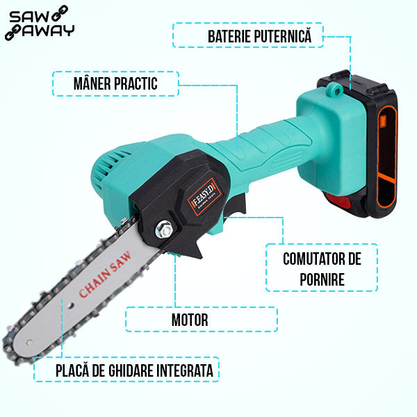 FIERĂSTRĂU MANUAL FĂRĂ FIR PENTRU TĂIEREA COPACILOR SAWAWAY™