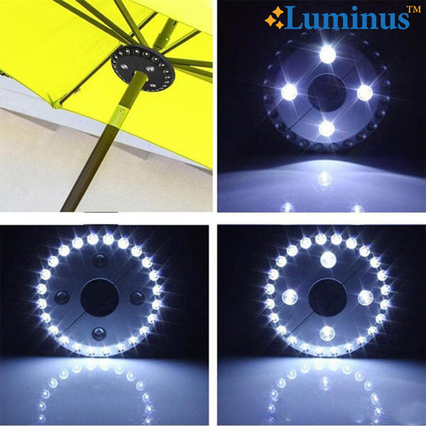 LAMPĂ LED PORTABILĂ CU POSIBILITATE DE INSTALARE PE UN ABAJUR ALIMENTAT DE BATERII LUMINUS™